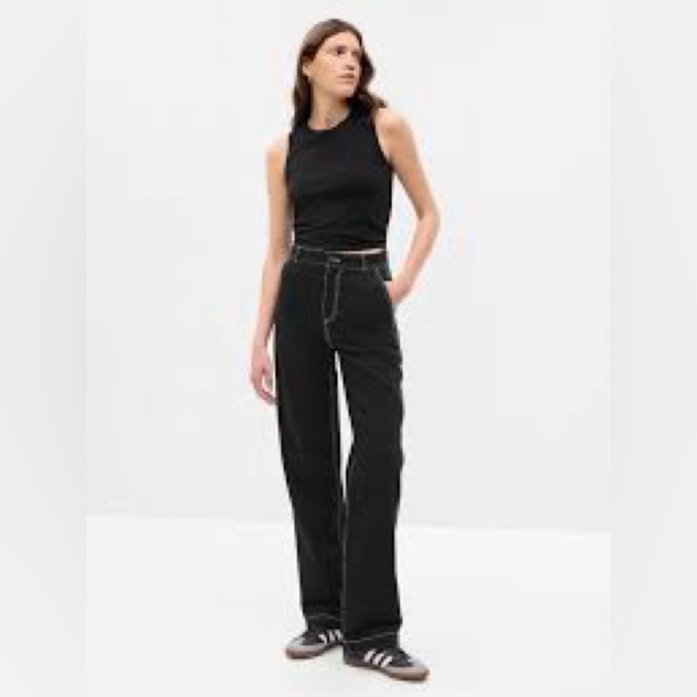 Gap Mid Rise Loose Carpenter Pants